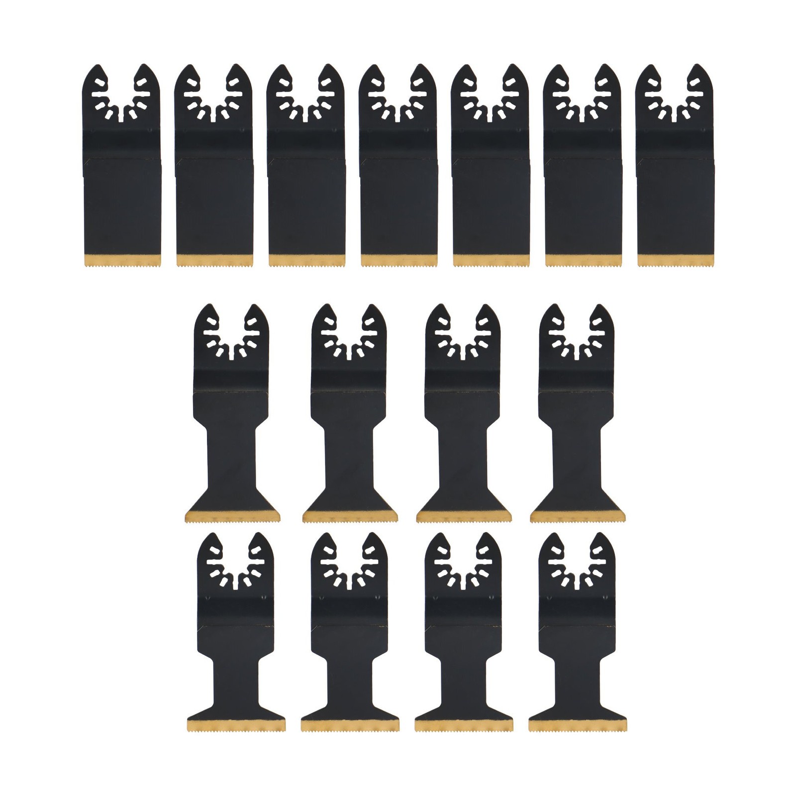 15 Piece Oscillating Saw Blades Metal Cutting Universal Multitool Blades Kit