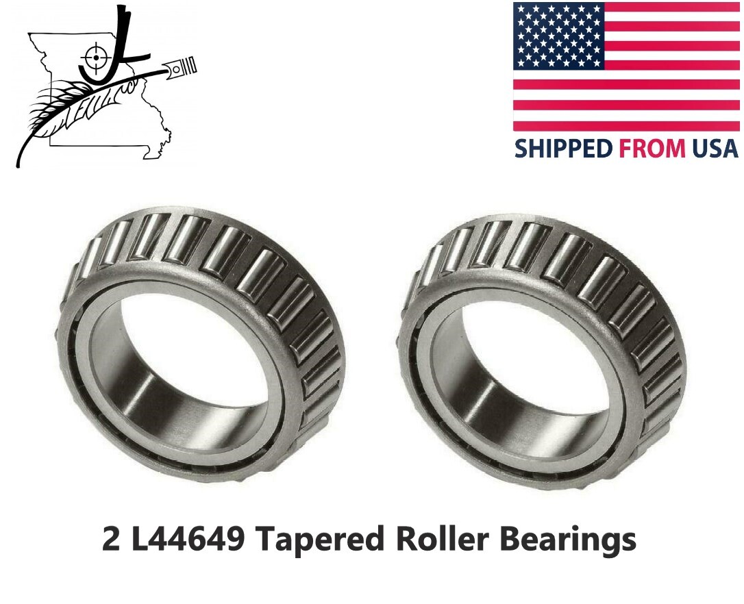 2 L44649 Tapered Roller Bearings Trailer Wheel ID 1 1/16″ 1.0625″ W 0.58″ Tritan