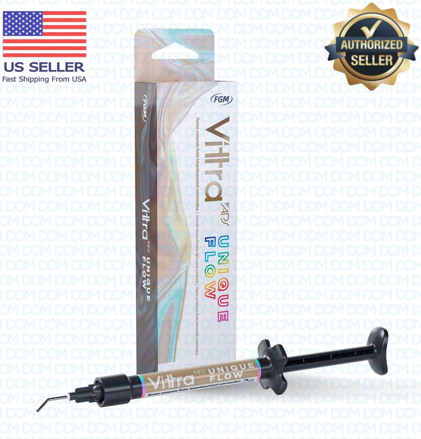 FGM Vittra APS Unique Flow Light-Cure Flowable Composite Resin 2g Syringe & Tips