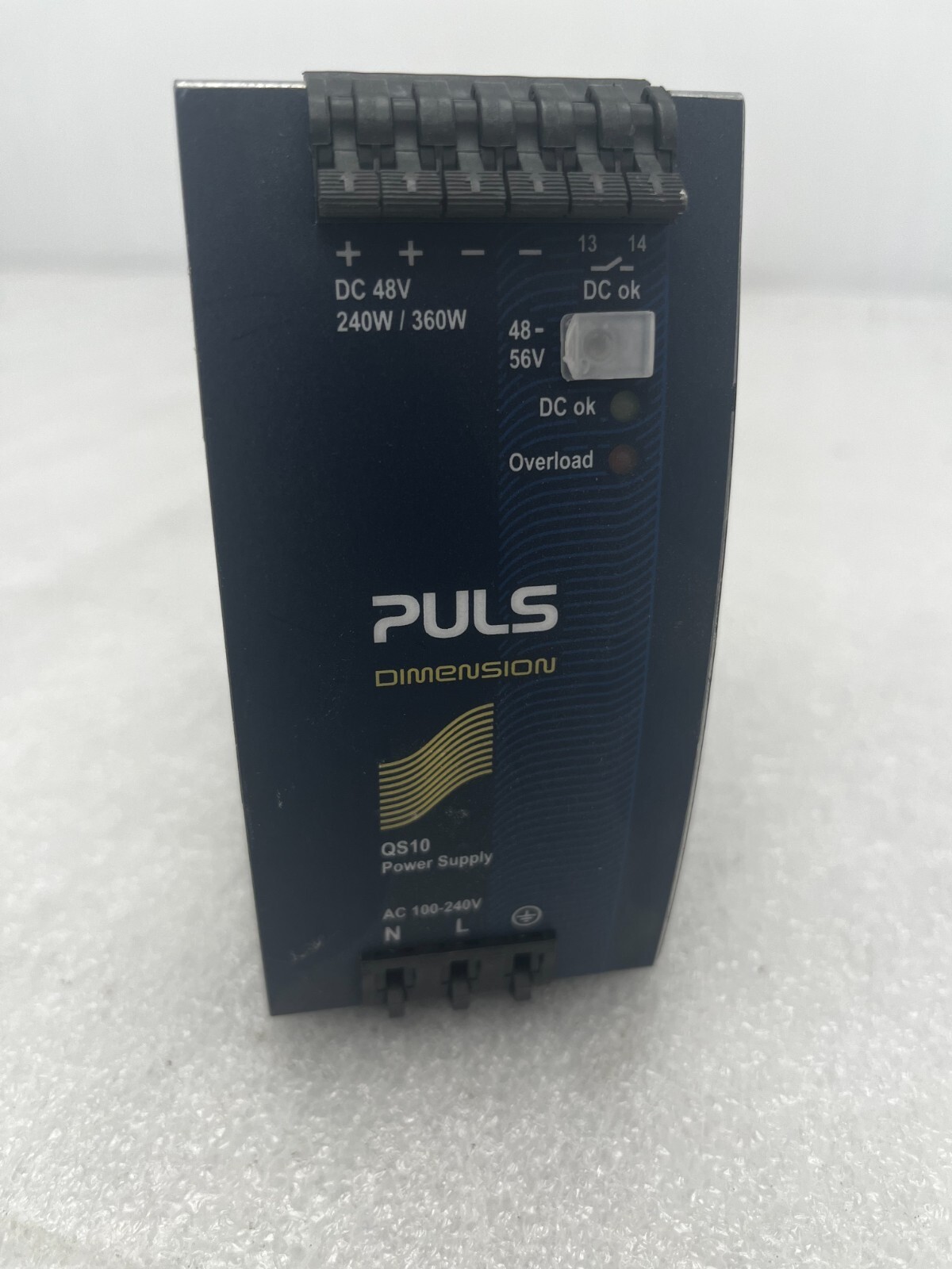 PULS Dimension Hatteras QS10.481 PSA-48C-3NA DC 48V 240W/260W Power Supply QS10