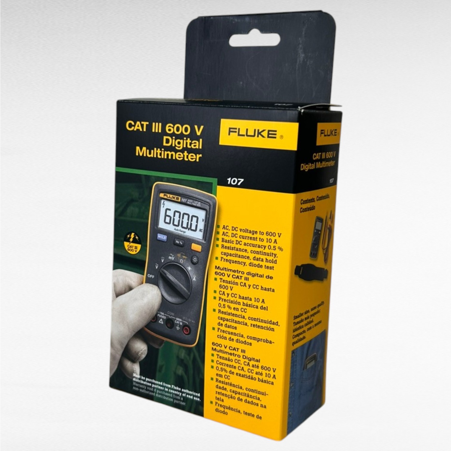 Fluke 107 AC/DC Current Handheld Digital Multimeter New from Japan