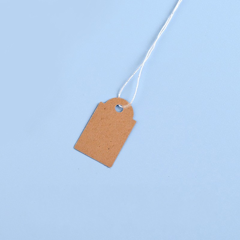 1000/500/200/100Pcs Tags 1.89 × 1.18 Inch/1.18 × 0.78 Hang Tag with Strings
