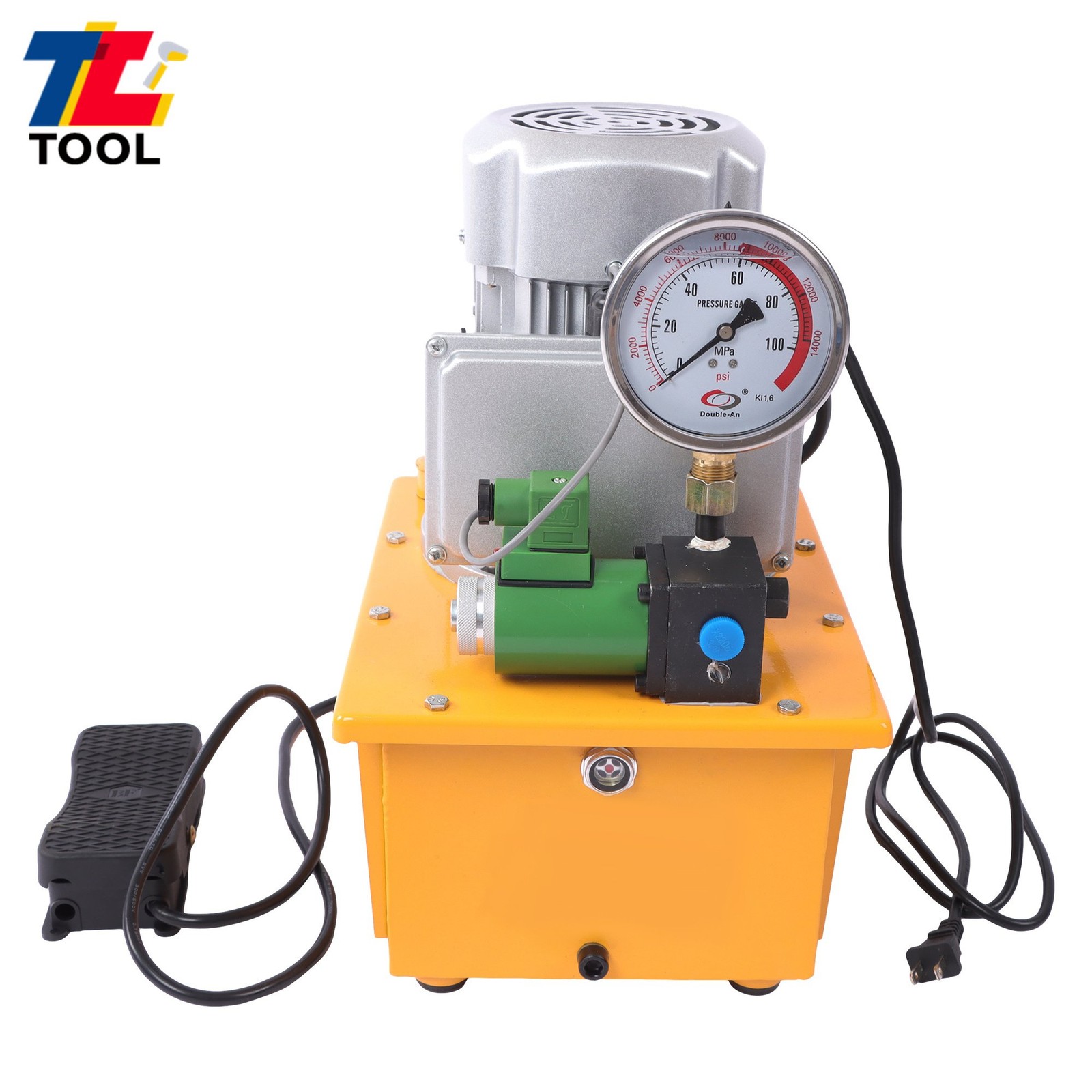 10000PSI 8L Hydraulic Pump Single Acting 0.7L/min 750W