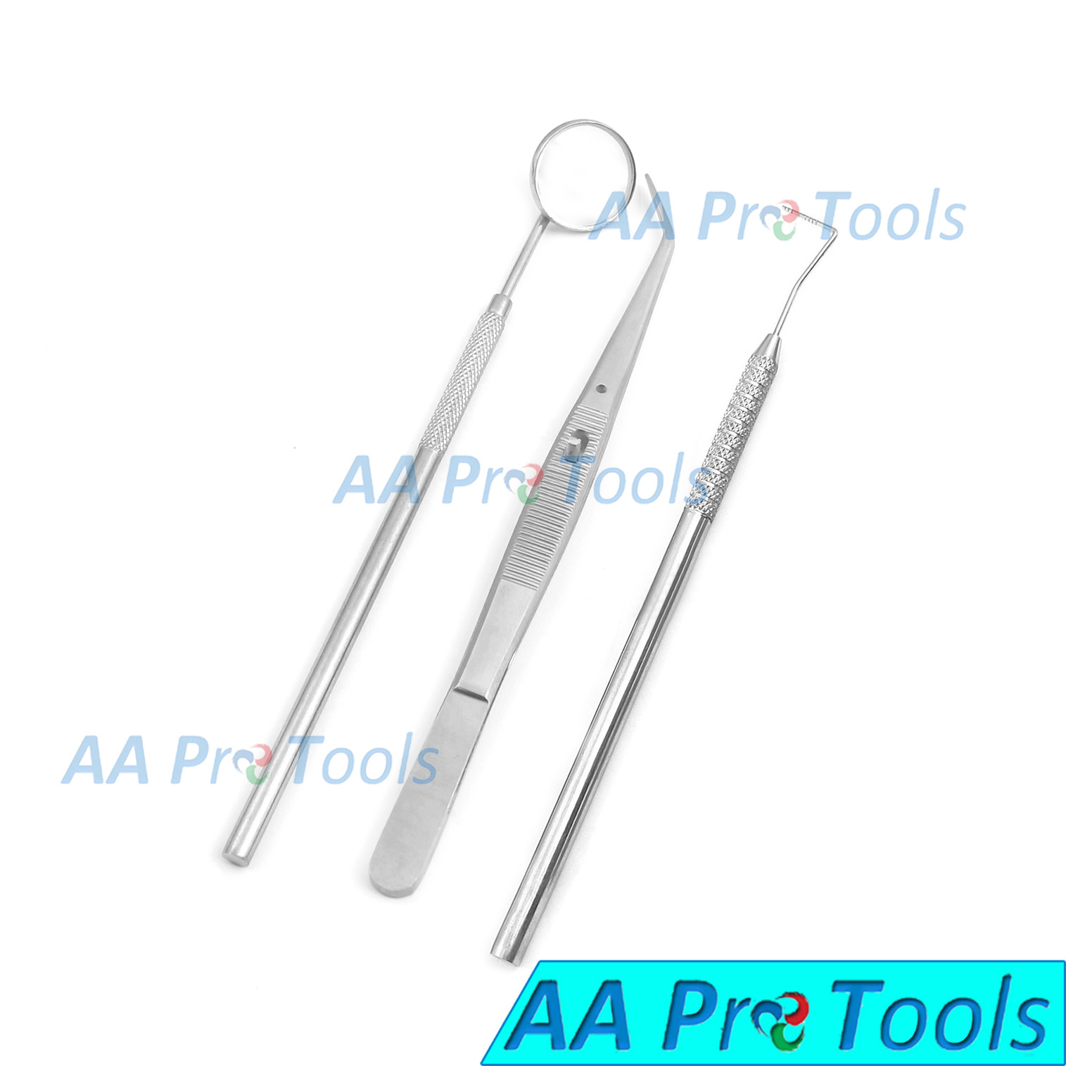 Basic Examination Dental Kit Set Of 3, Examination William Probe Color Coated