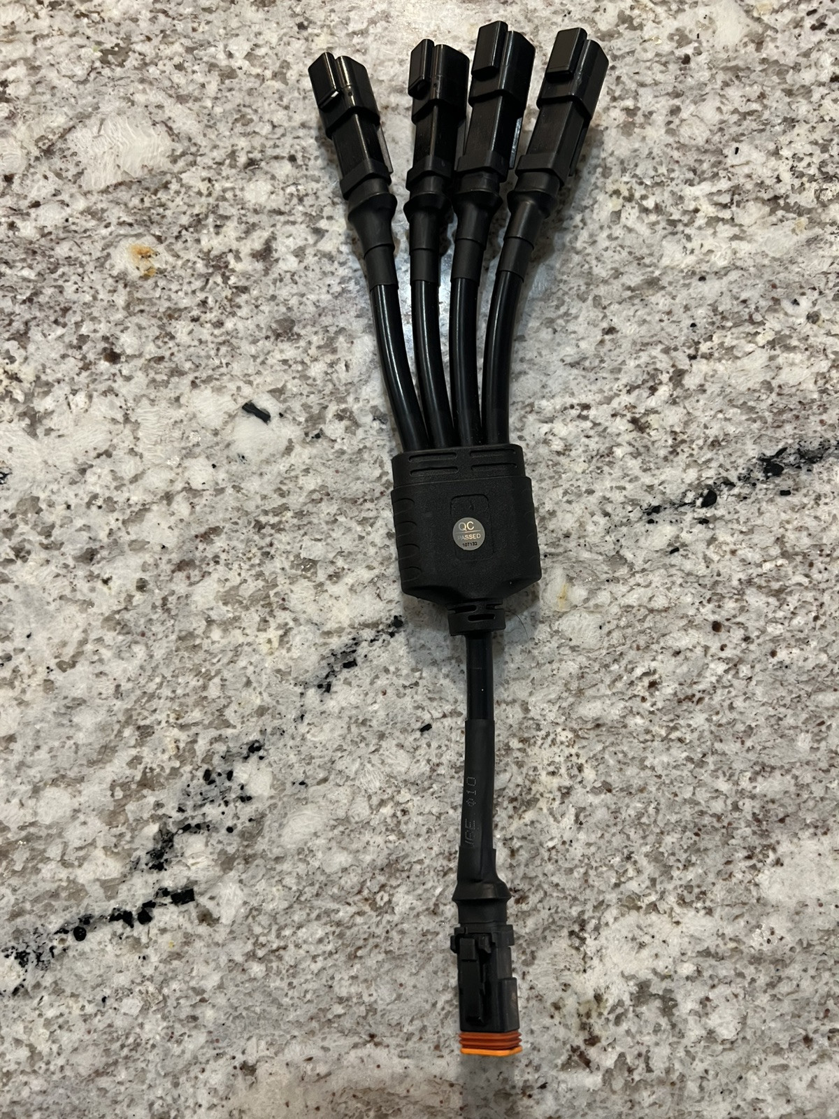 IP67 Y-type Waterproof Black DT Connector 2Pin Male and Female Splitter Deutsch