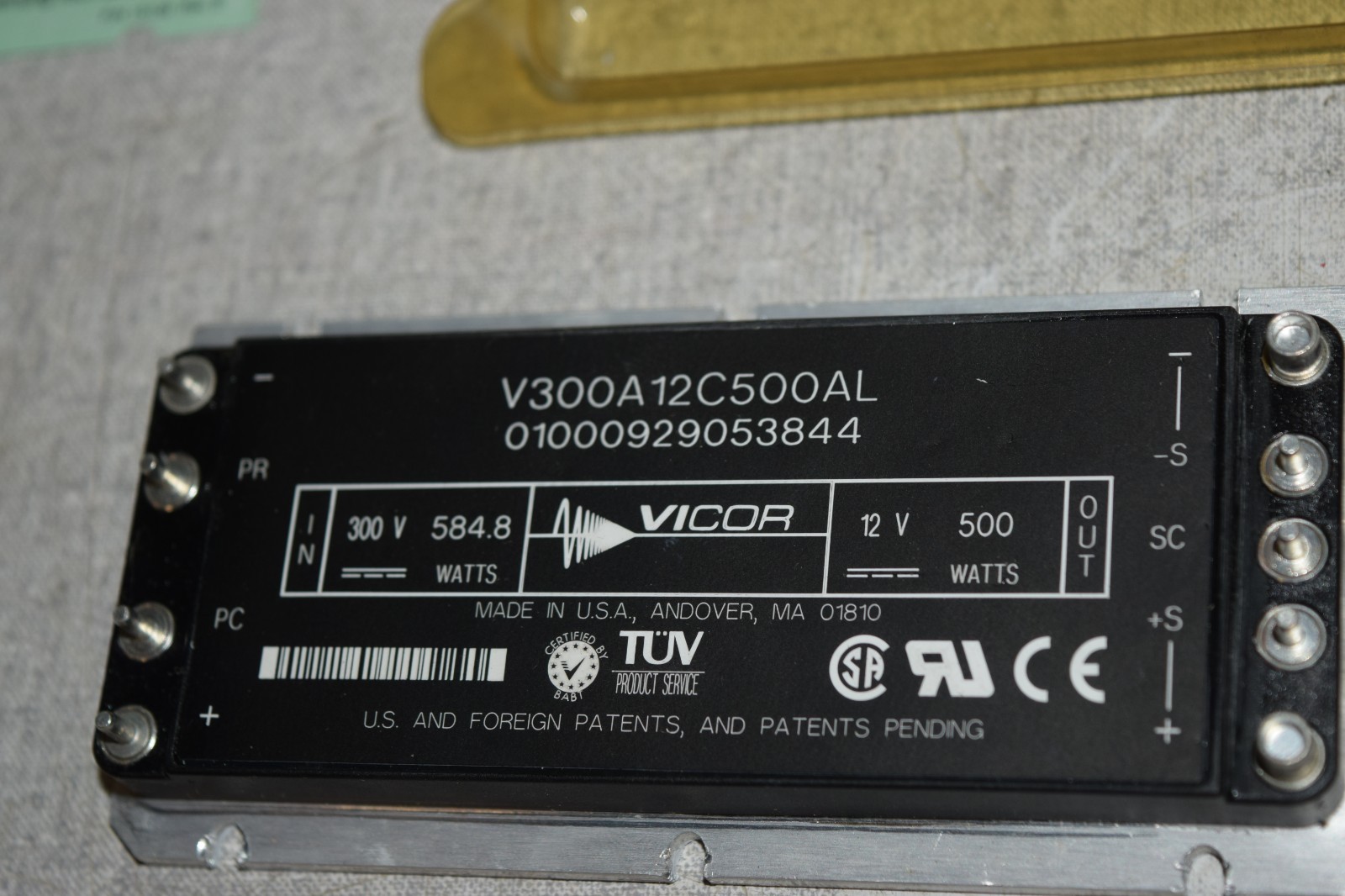 VICOR V300A12C500AL Power Supply Module