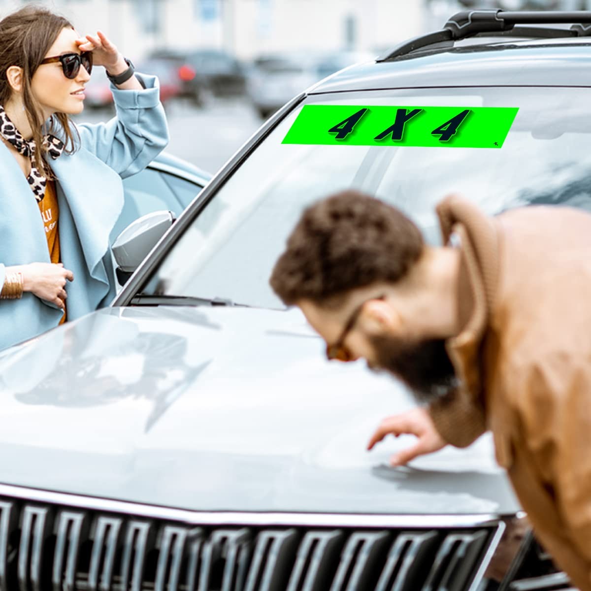 Versa-Tags 4 X 4 Chartreuse Green Stickers 12 Pack