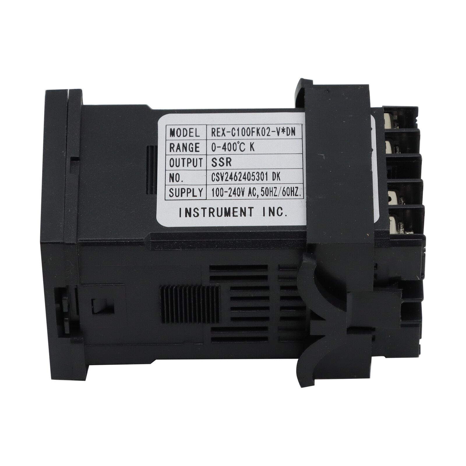 110-240VAC PID REX-C100 Temperature Controller SSR-40A Thermocouple Heat Sink US