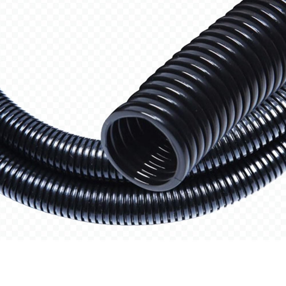 30 FT 1/2 Inch Wire Loom Split Tubing Cord Protector Conduit Black Dog Cat