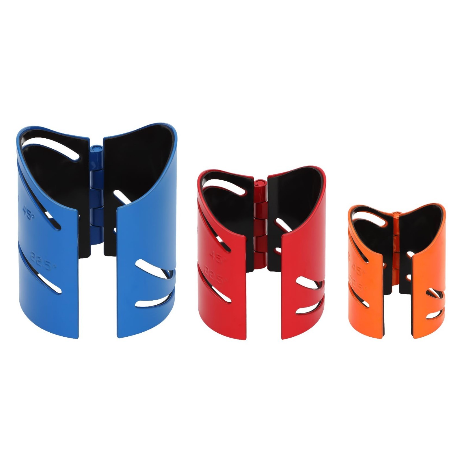 3-Piece Magnetic Pipe Cutting Guide Kit – Precision Cuts at 45°, 90°, 22.5° – Pi