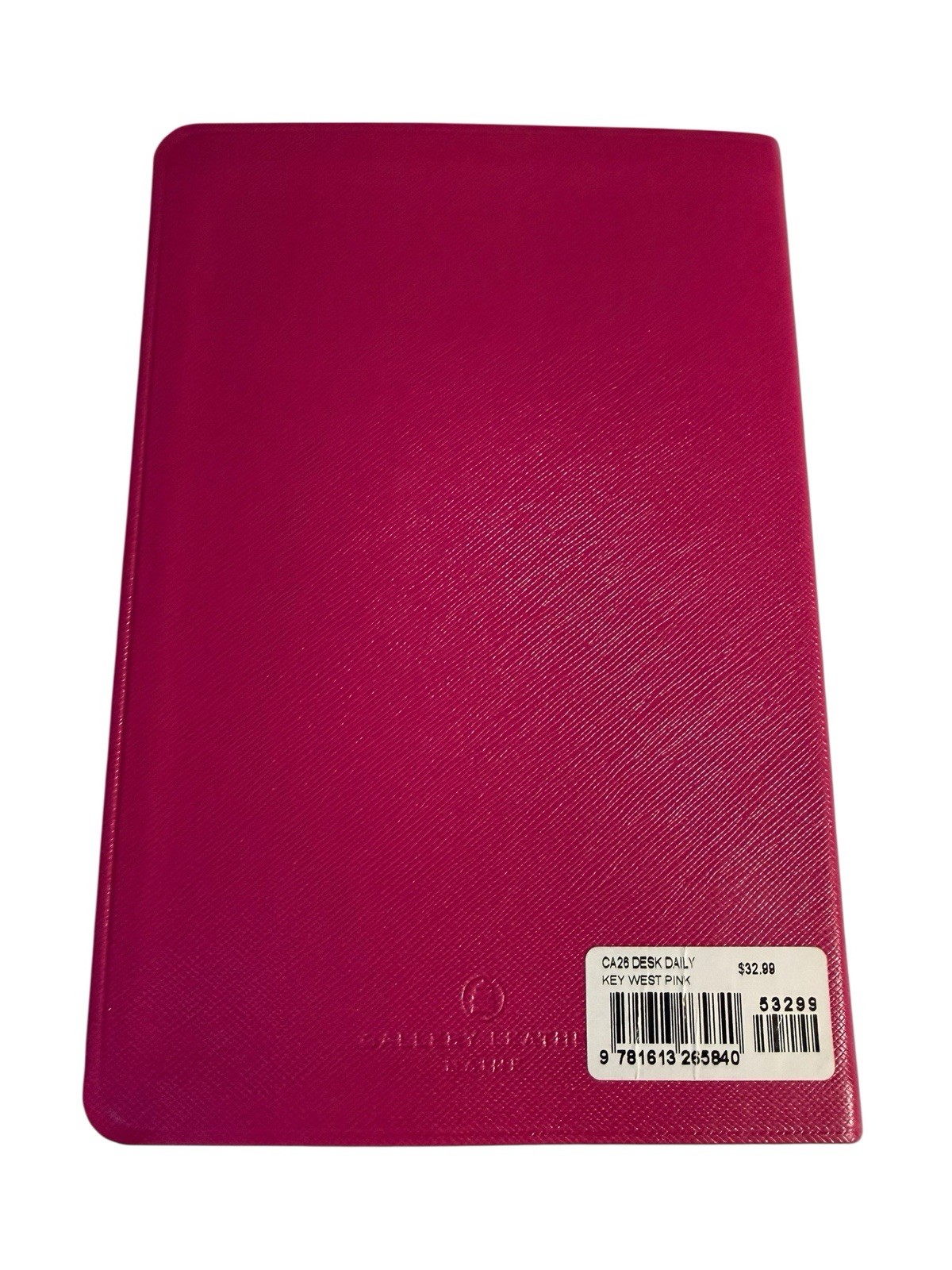 New Gallery Leather 2026 Daily Planner Bright Pink 8” X 5.5” Notes Tasks Format