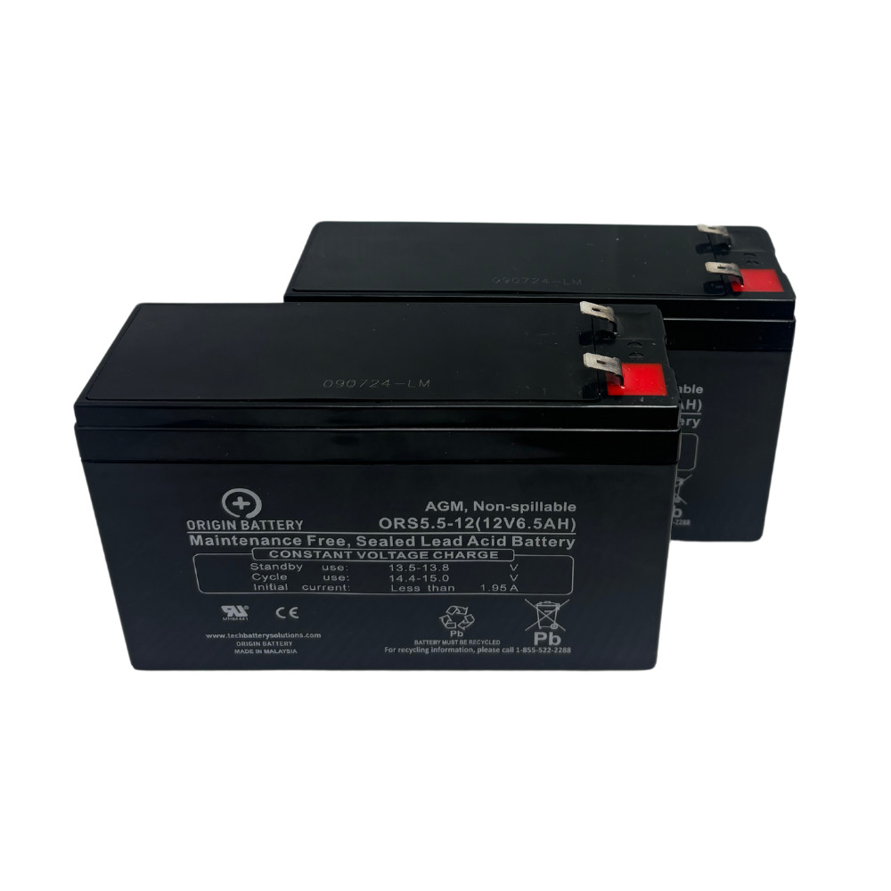 Razor Electric Scooter Battery Pack 12V 9AH SLA Upgrade Kit – 2x Power Batteries