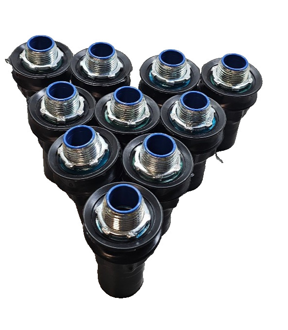 Thomas Betts 3/4” Ocal Myers Hub Knockout Hub Pvc Coated NEW ST3/4-G LiquidTight