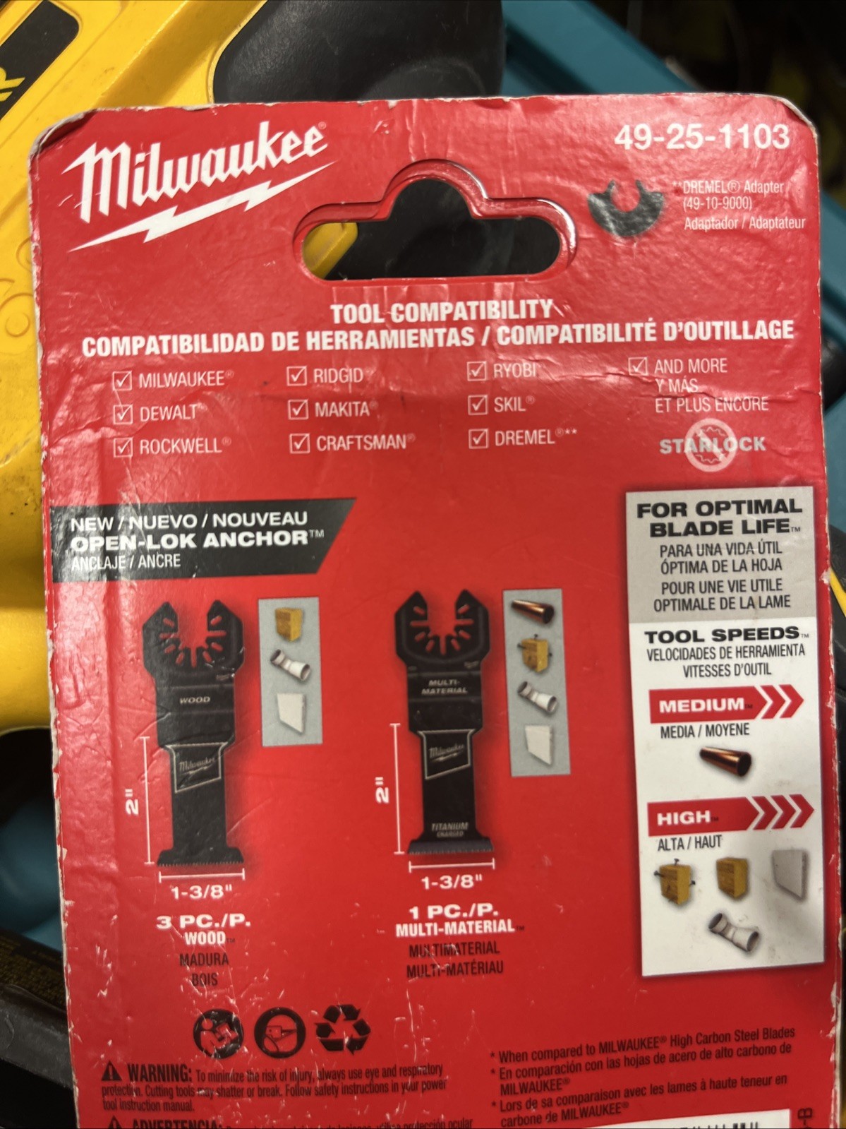 Milwaukee (49-25-1103) Cutting Tool – Black, 3 Pack