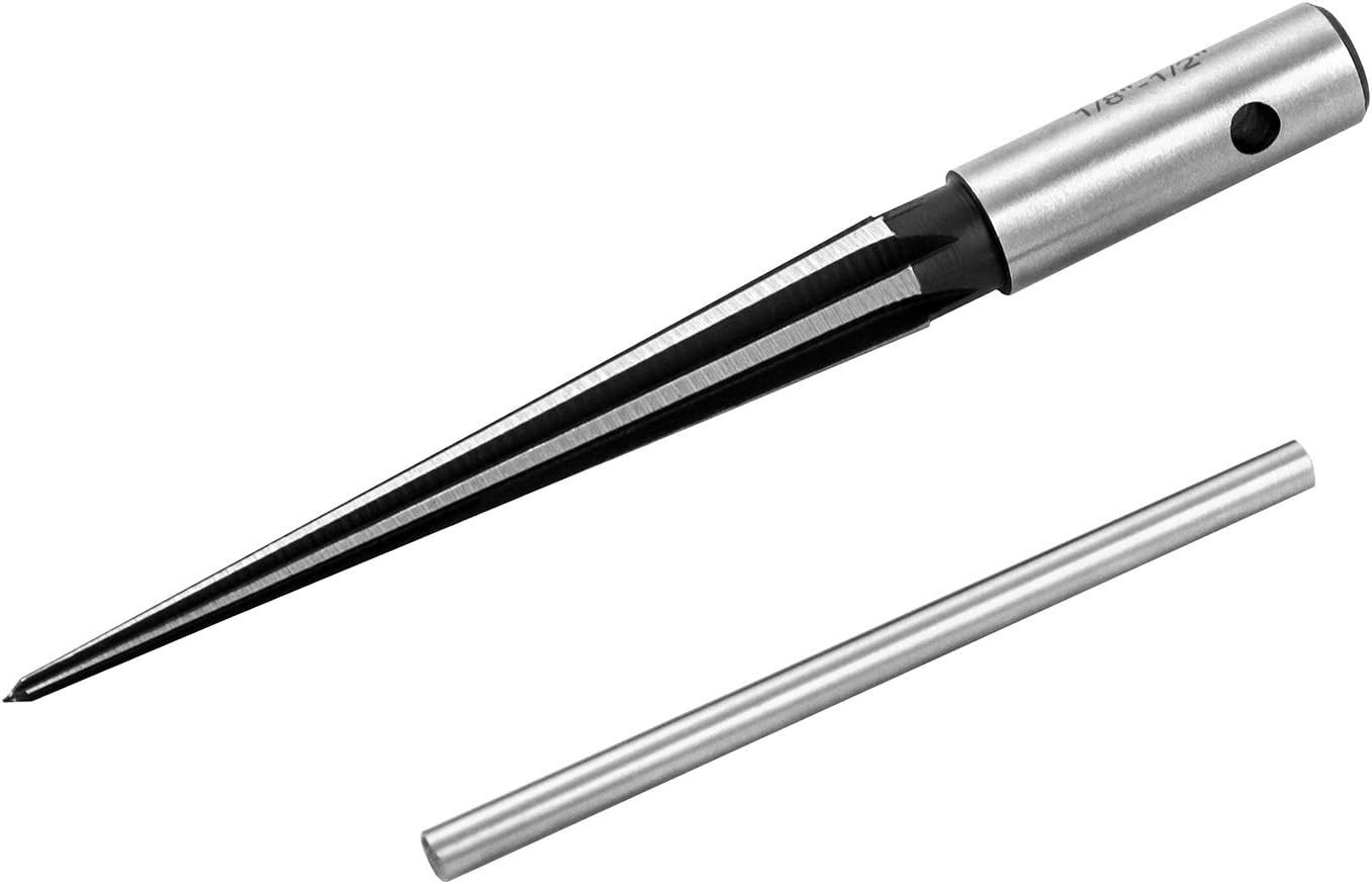 High-Quality 1/8″ to 1/2″ Tapered Straight Flute Reamer Tool with T-Handle