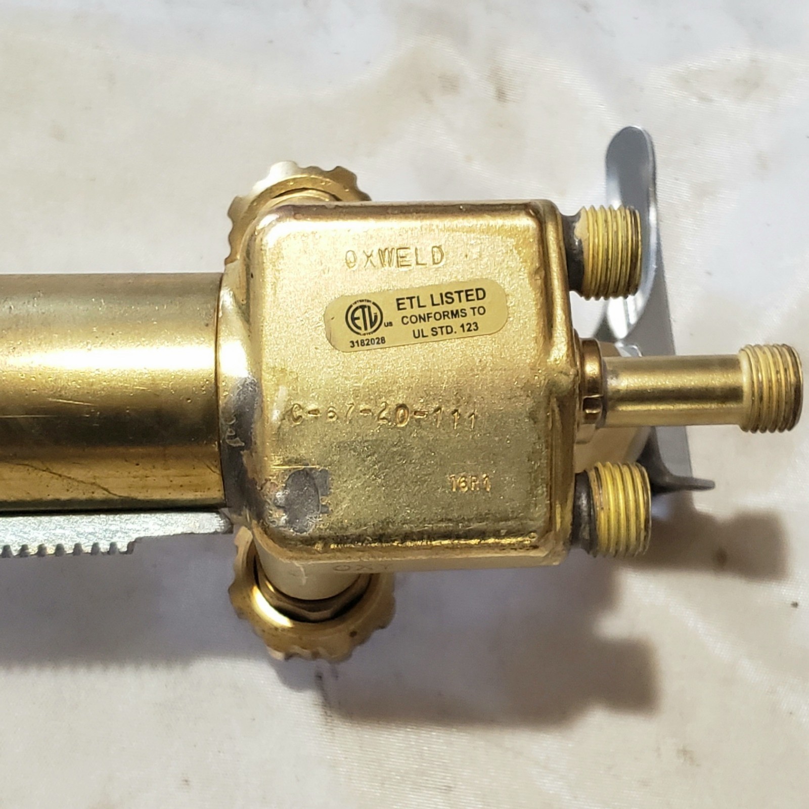 ESAB Oxweld C-67-20 Type 111 Machine Cutting Torch Three Hose Propane 28X29