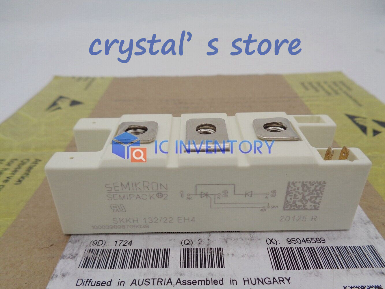 1PCS SKKH132/22EH4 SEMIKRON Module Supply New Quality Guarantee SKKH132-22EH4