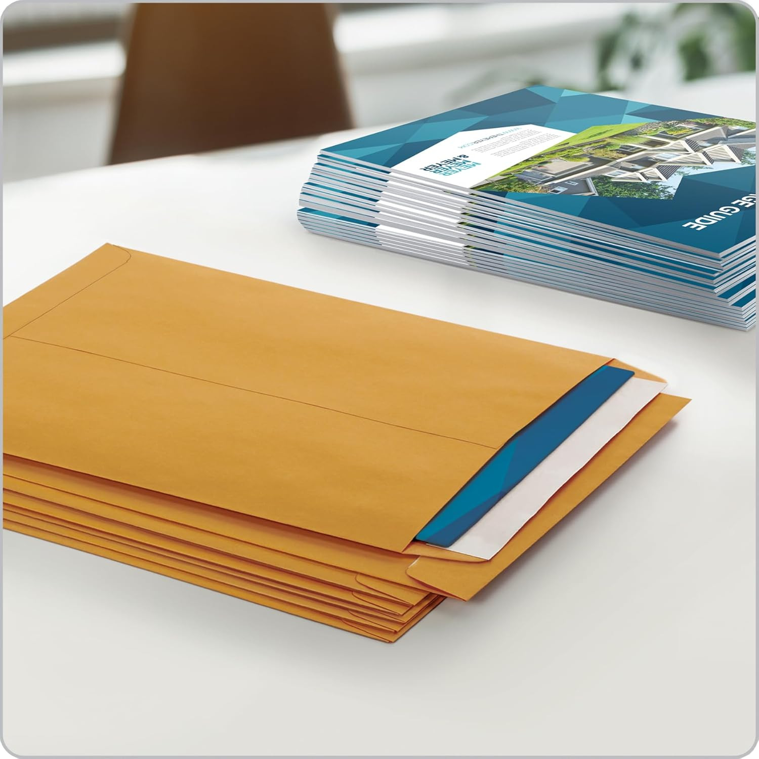10 X 13 Catalog Envelopes with Self Seal Closure, 28 Lb Brown Kraft