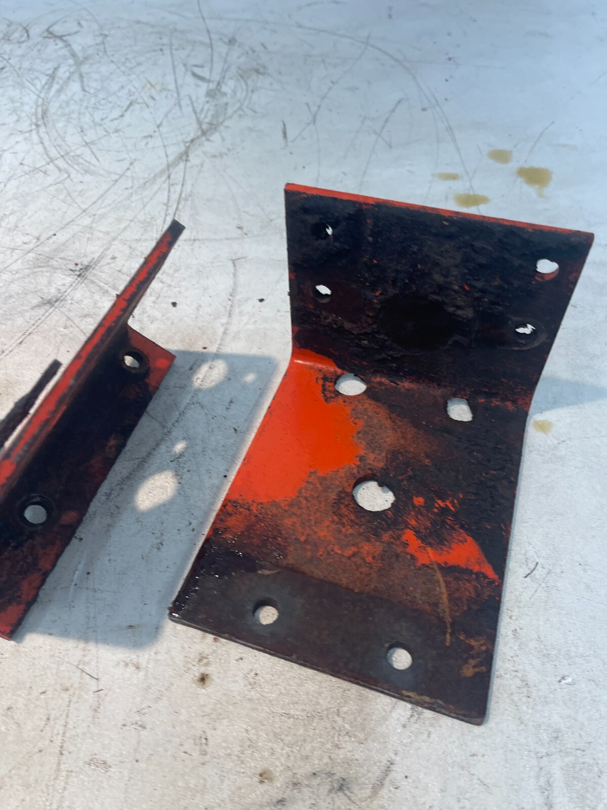 1970 Allis Chalmers AC 190 XT Diesel Tractor Hydraulic Valve Linkage & Brackets