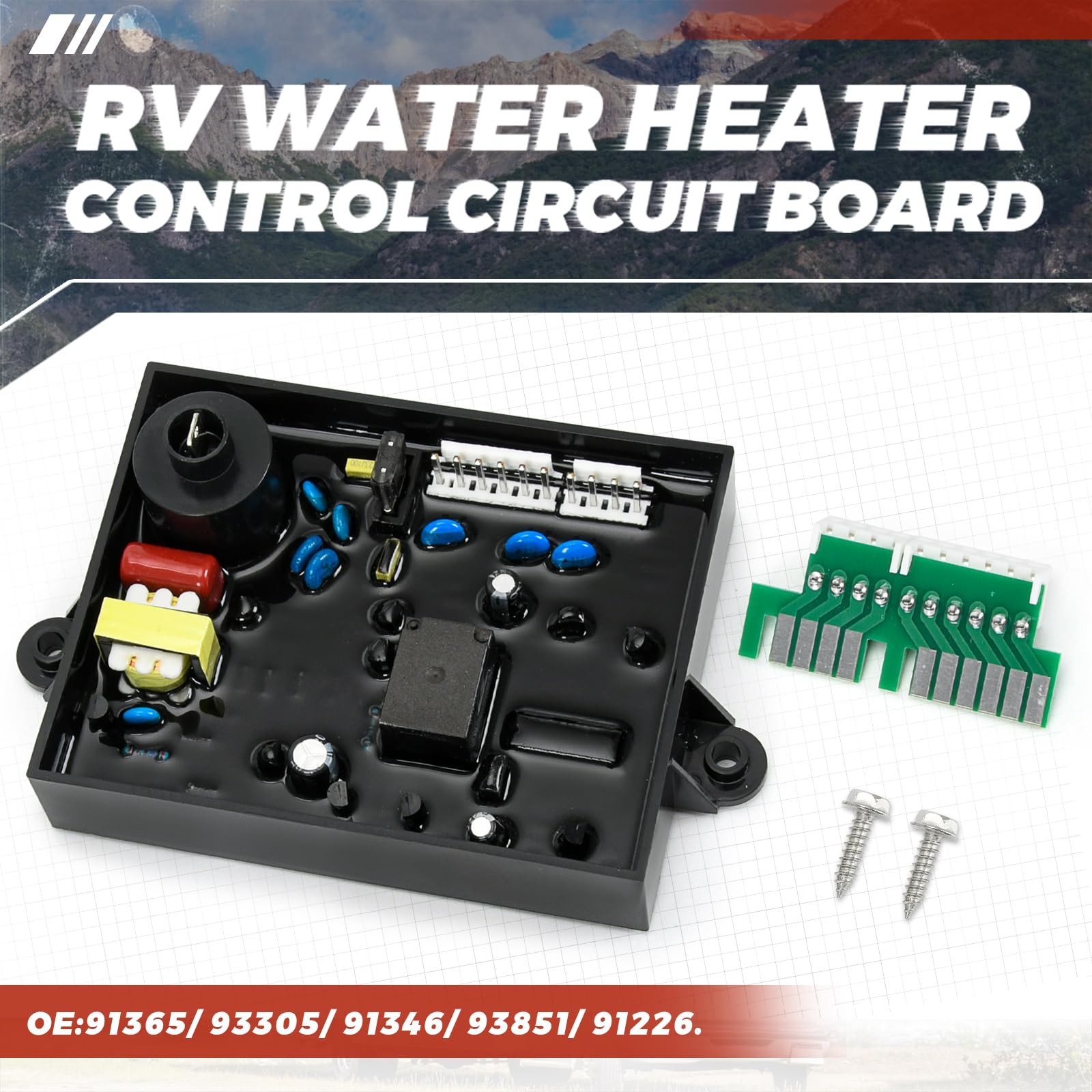 RV Water Heater Control Circuit Board with Fuse Compatible Atwood…