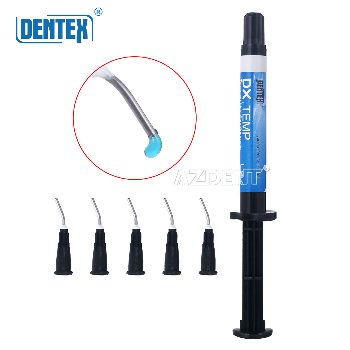 Dental Temporary Flow Light Cure Filling Composite Resin 2.5g DENTEX