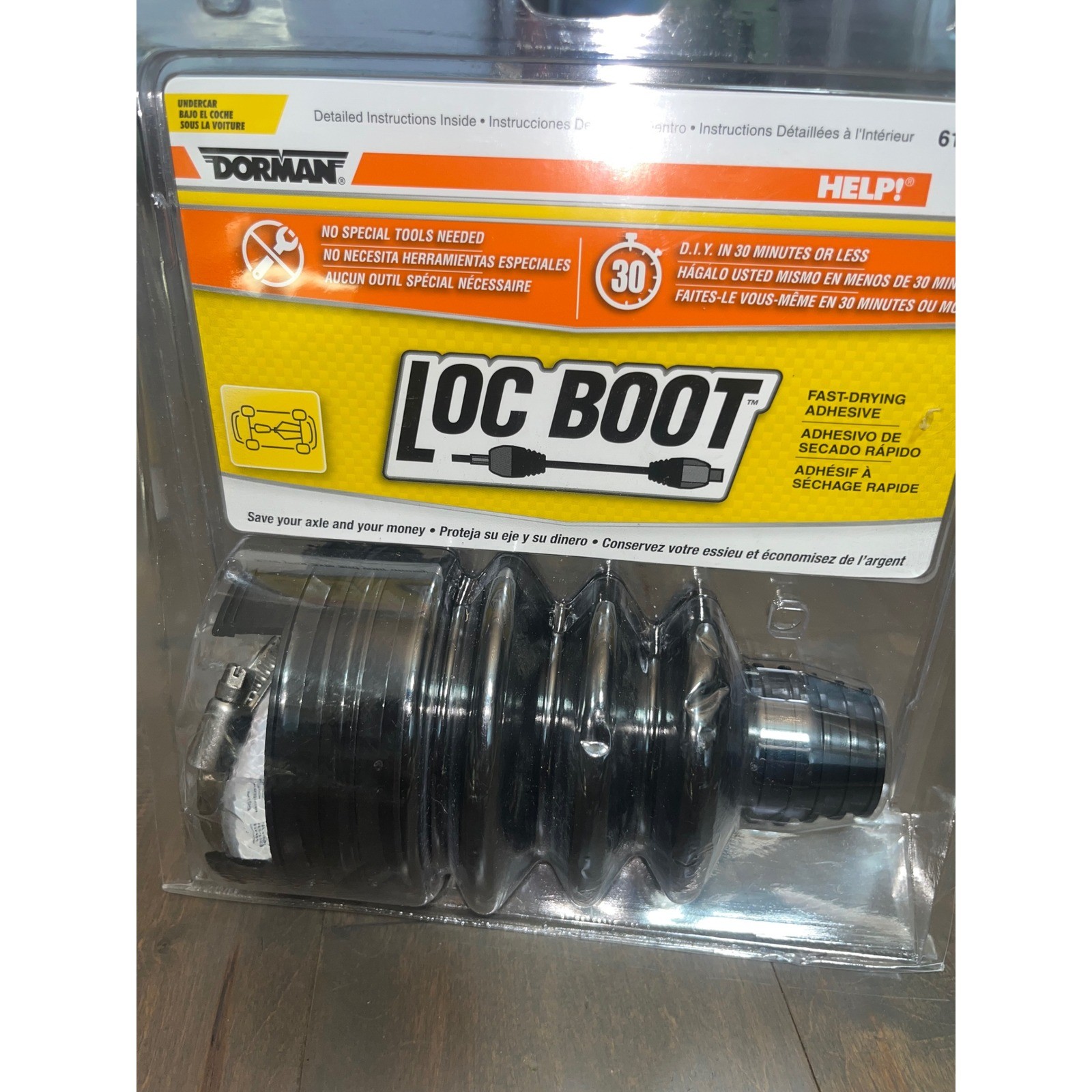 NEW DORMAN Fast-Drying Adhesive Split CV LOC BOOT Undercar Kit {F614-700}
