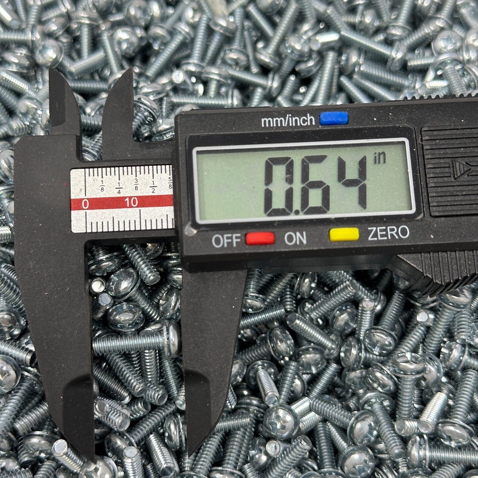 10lb 7oz Weighted 0.64″ Long 0.13″ Diameter 0.27″ Head Diameter Machine Screws