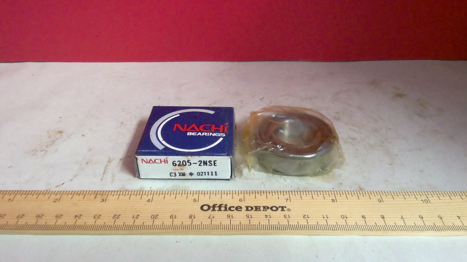 NACHI 6205-2NSE DS BEARING 25X52X15