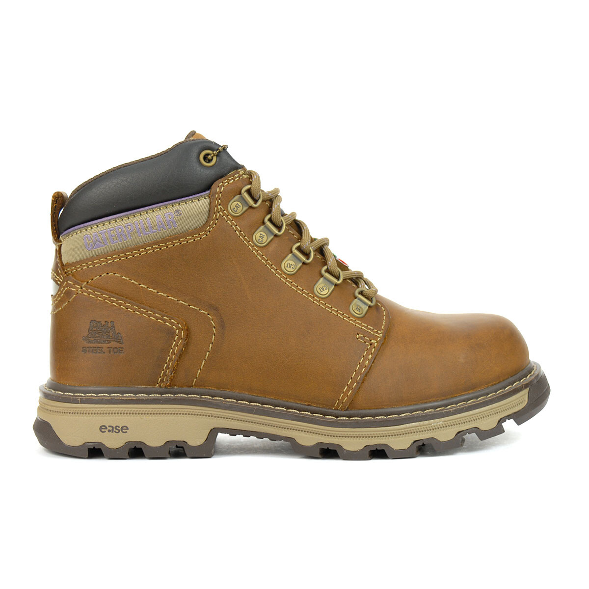 Caterpillar Women’s Ellie Composite Toe Dark Beige Work Boots P309550 NEW