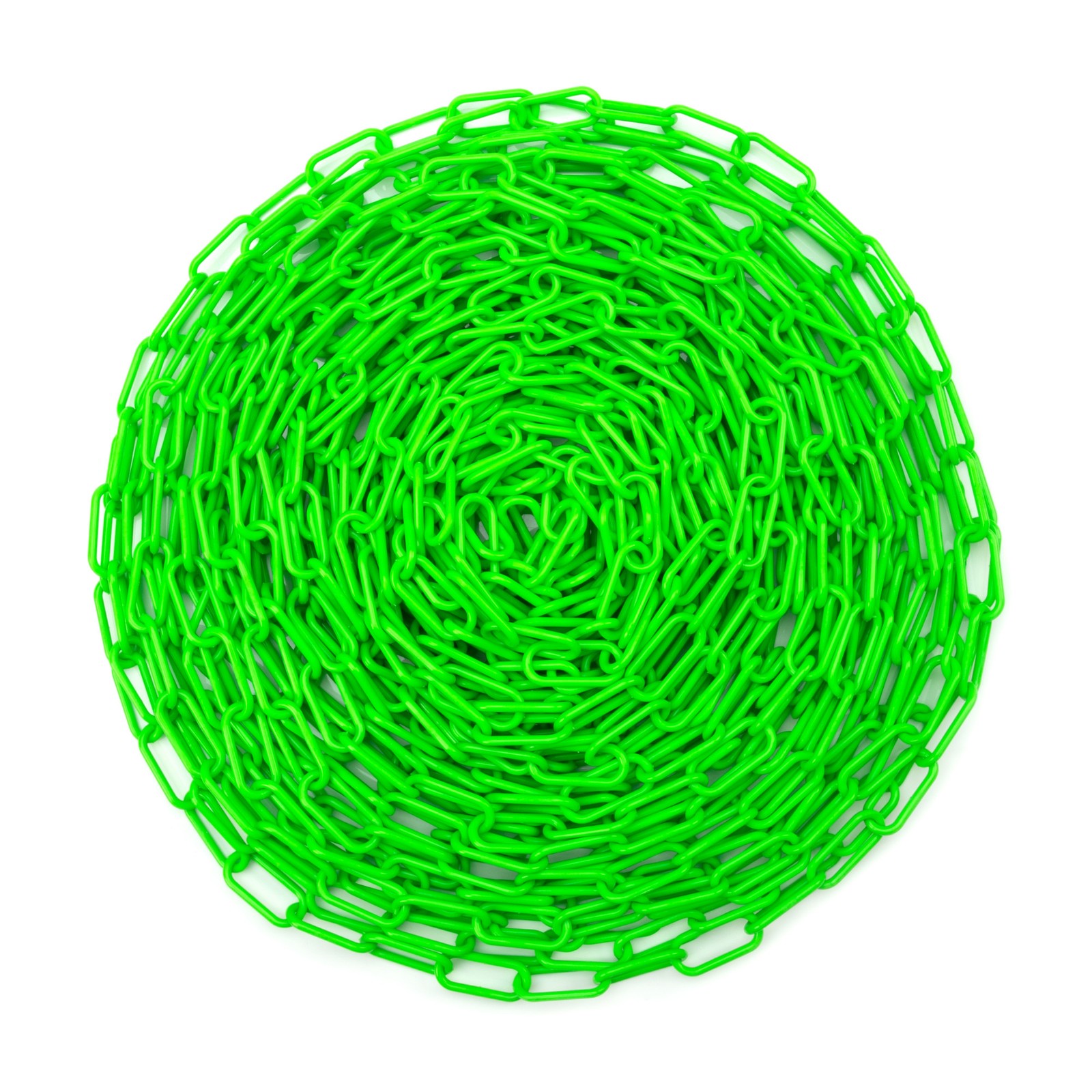 Steelman 100-Foot Hi-Viz Green Plastic Safety Chain 61075
