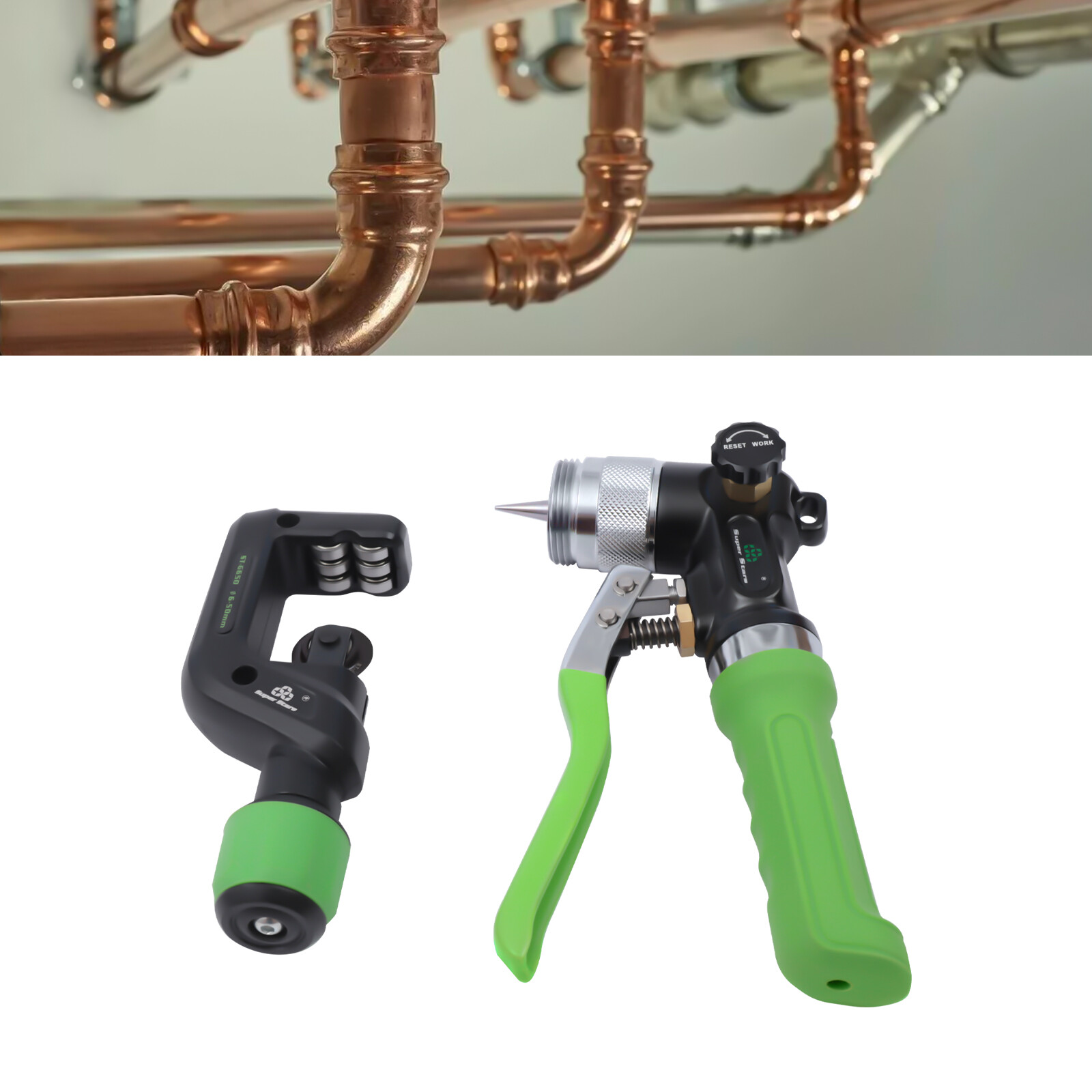 Hydraulic Expander HVAC Hydraulic Swaging Tool Kit Tubing Expanding Copper Tube