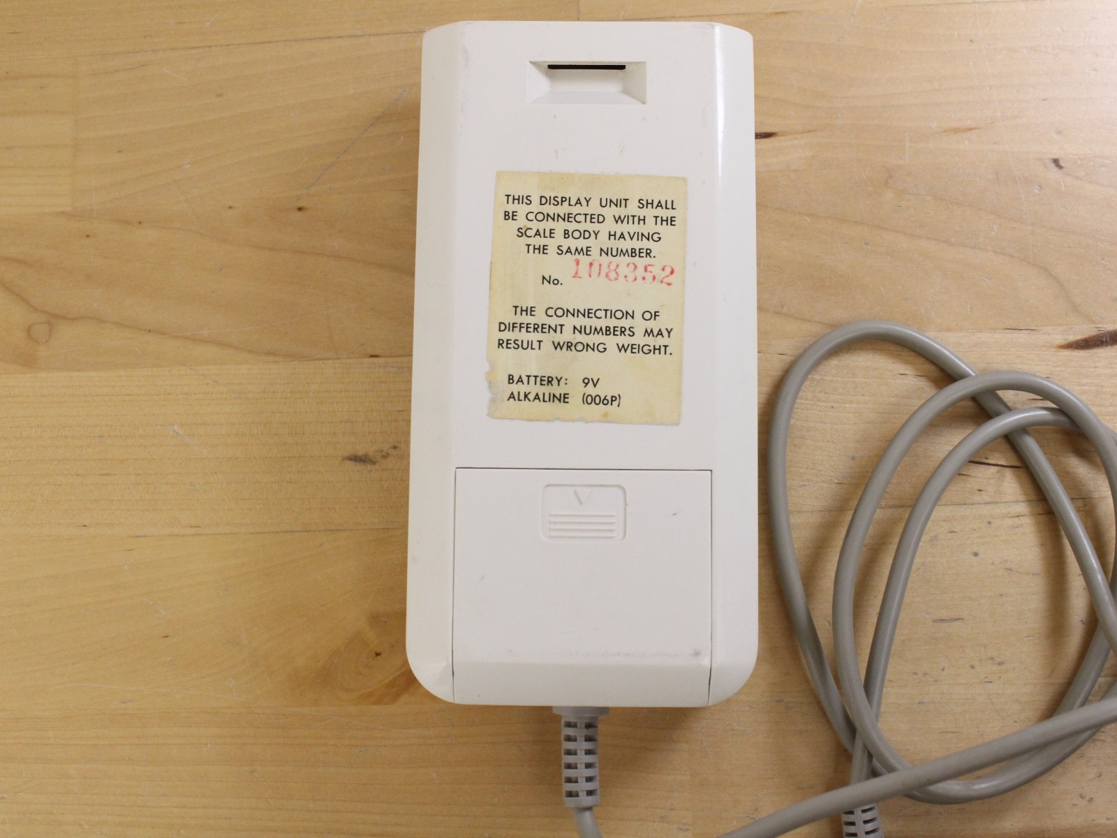 Tanita System 203 Scale Hand Readout Unit Only