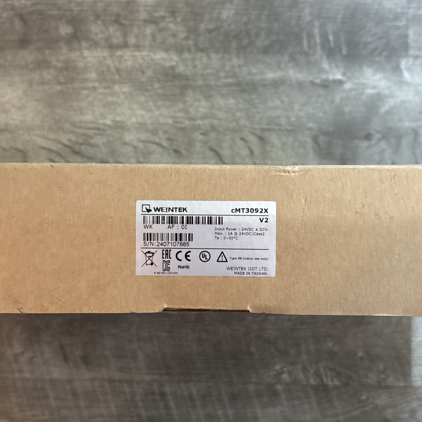 Maple Systems WEINTEK CMT3092X With Cracked Screen everything Else Is Functional