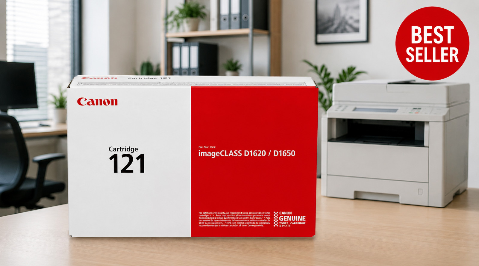 ✅ Canon 121 Black Toner Cartridge New Fast Shipping 3252C001 D1650 D1620