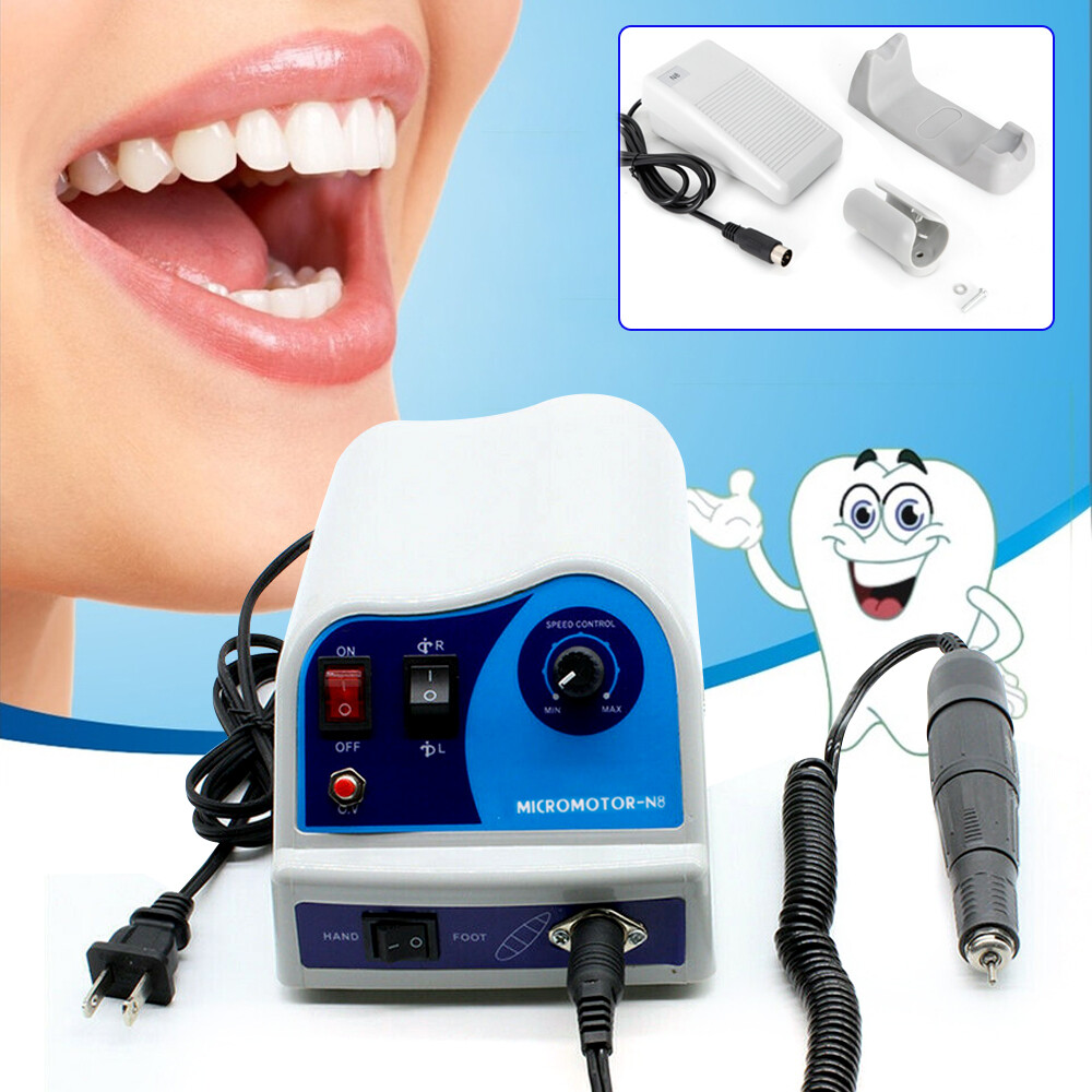 Dental Lab Polishing Handpiece Electric Micromotor N8 Polisher 45K RPM