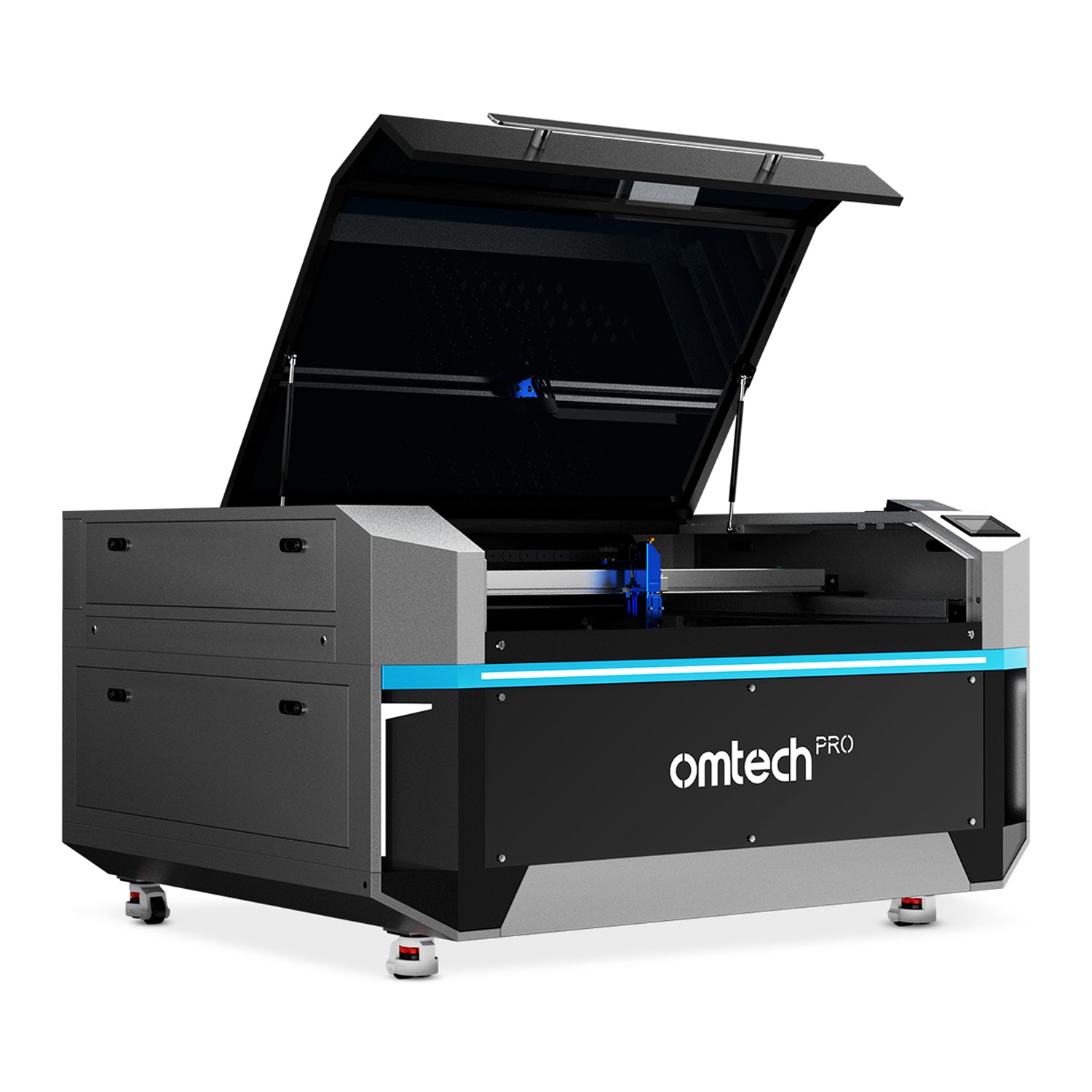 OMTech Pro 3655 Hybrid 150W Laser Cutter w Autofocus&Built-in Chiller – Used