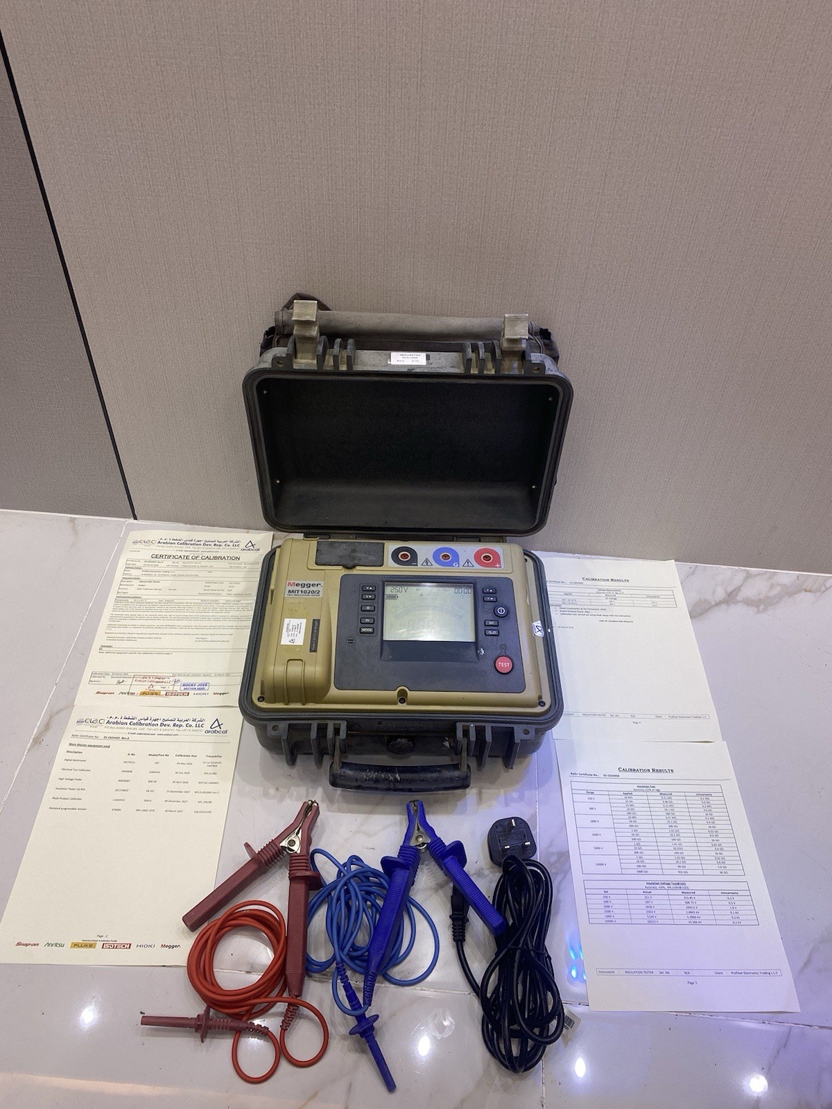 Megger MIT1020/2 10KV Insulation Tester (Calibration 03-2026 To 03-2027)
