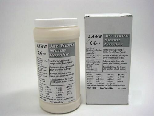 Lang Jet™ Tooth Shade Self Curing Acrylic Resin Crowns Bridges 1lb Shade 60/A1