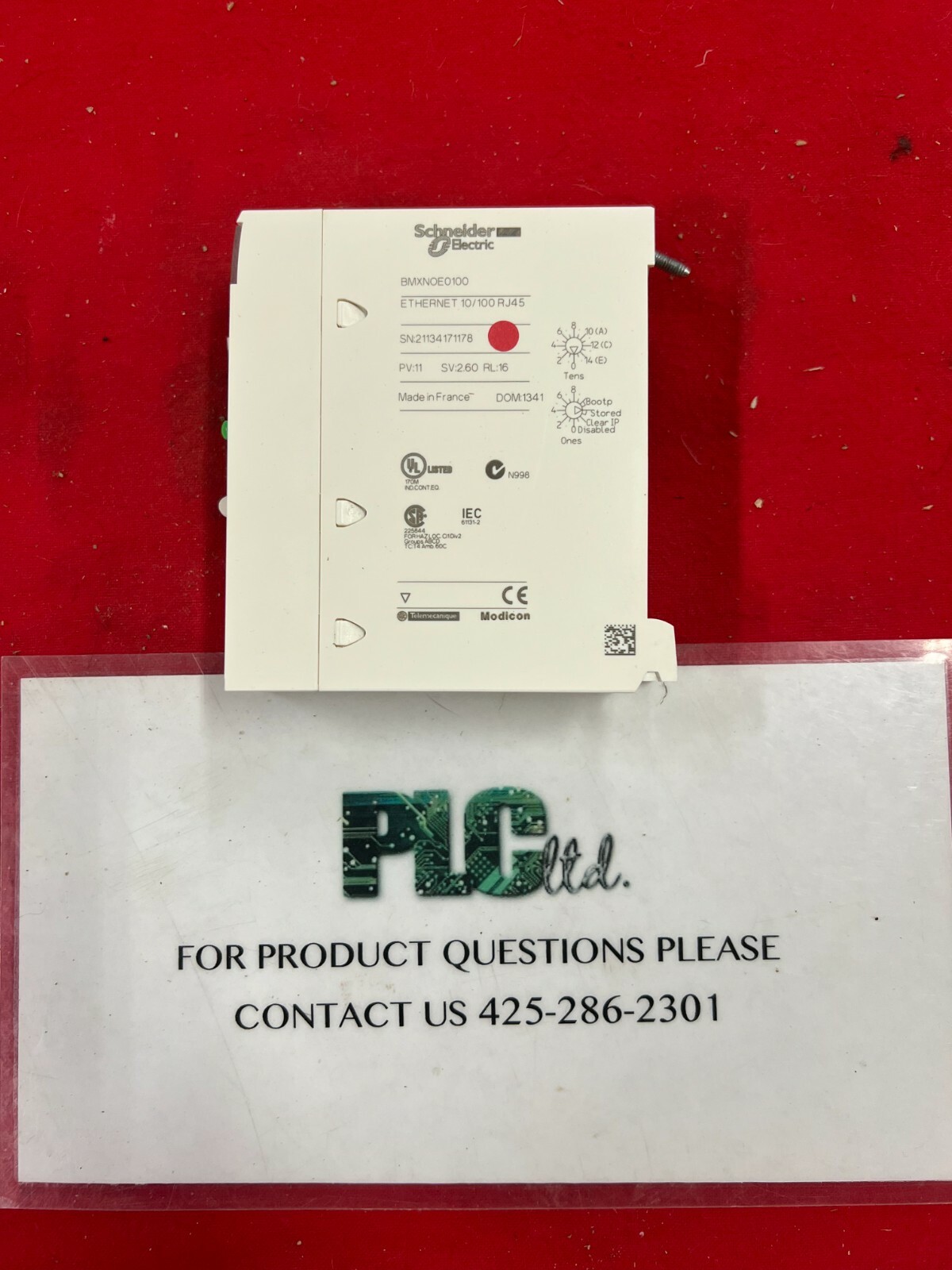 BMXNOE0100 Used Excellent Schneider Electric Modicon BMX-NOE-0100 M340