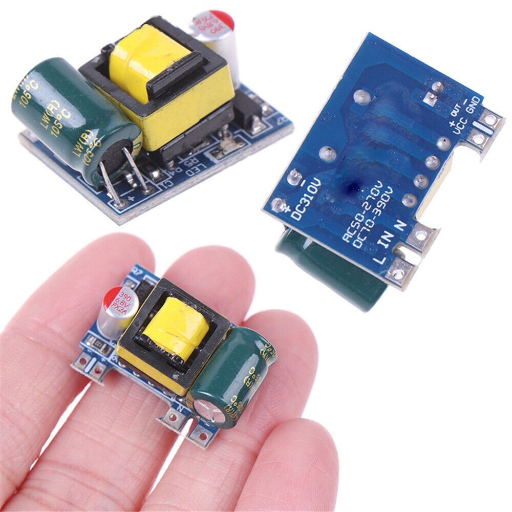 10x Mini AC-DC 110V 120V 220V 230V To 5V Converter Board Module Power Supply US
