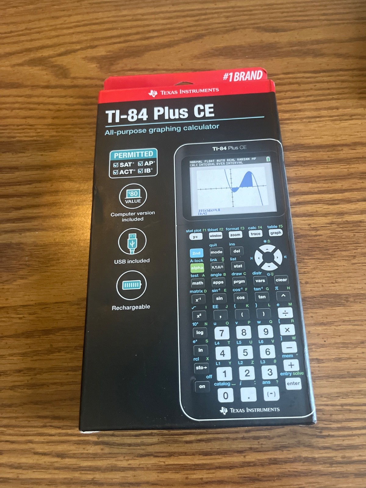 Texas Instruments TI-84 Plus Graphing Calculator – Black
