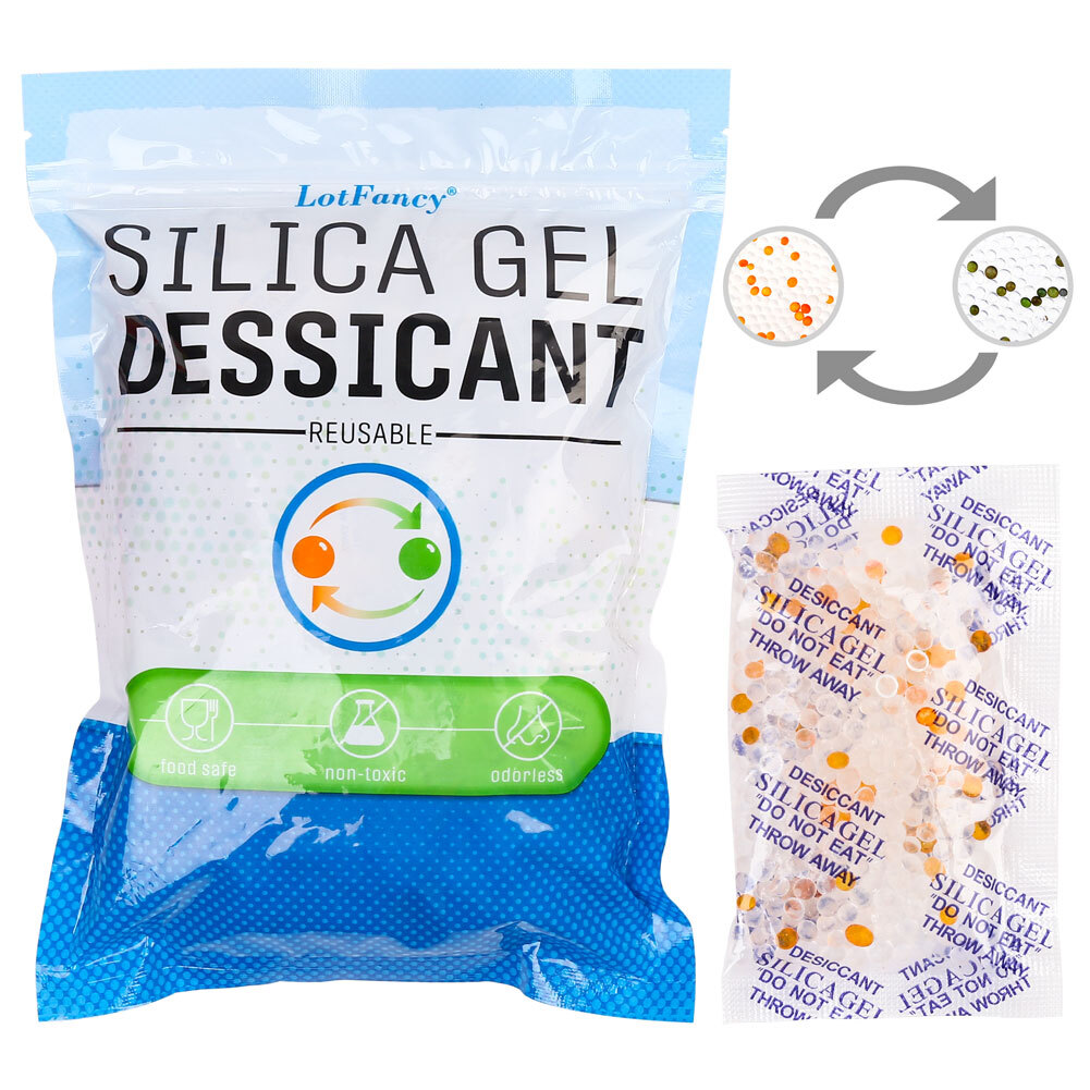 300/40 Packets Grams Silica Gel Desiccant Pack Moisture Absorber 10g 0.5g Pouch