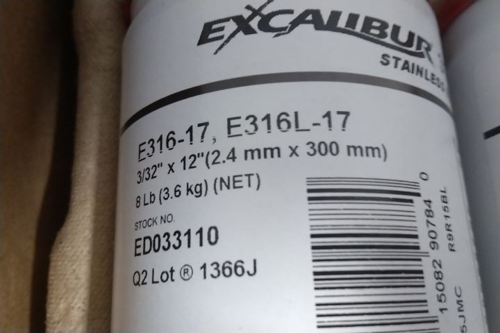 Lincoln Electric ED033110 3 Pk 12 In Overall L 8 Lb Stick Welding Electrodes