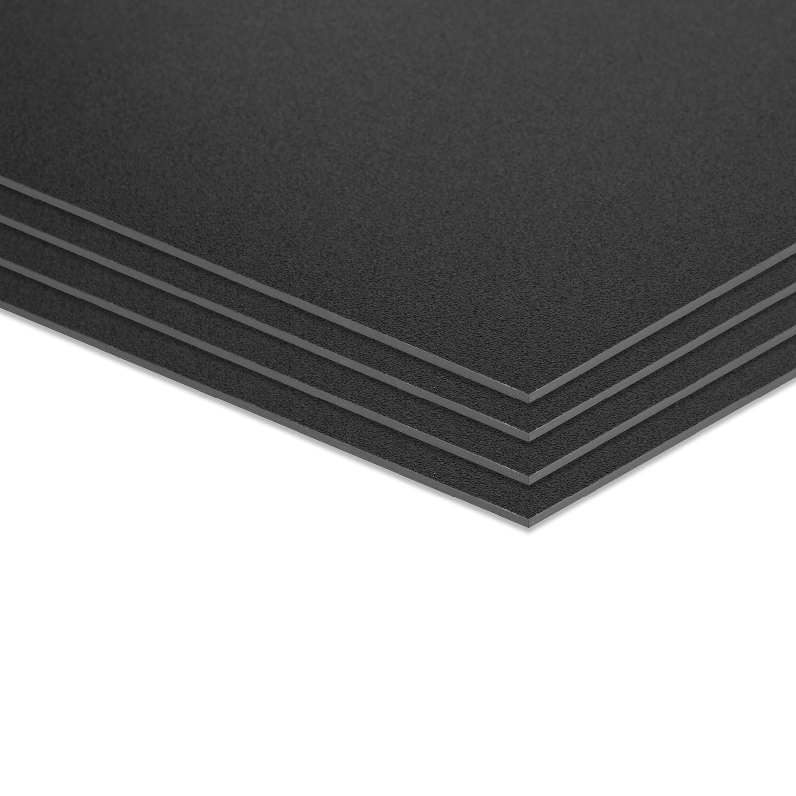 6 Pack ABS Plastic Sheet 12″ x 16″ x 0.060″ Thick, Black Moldable Flexible Th…