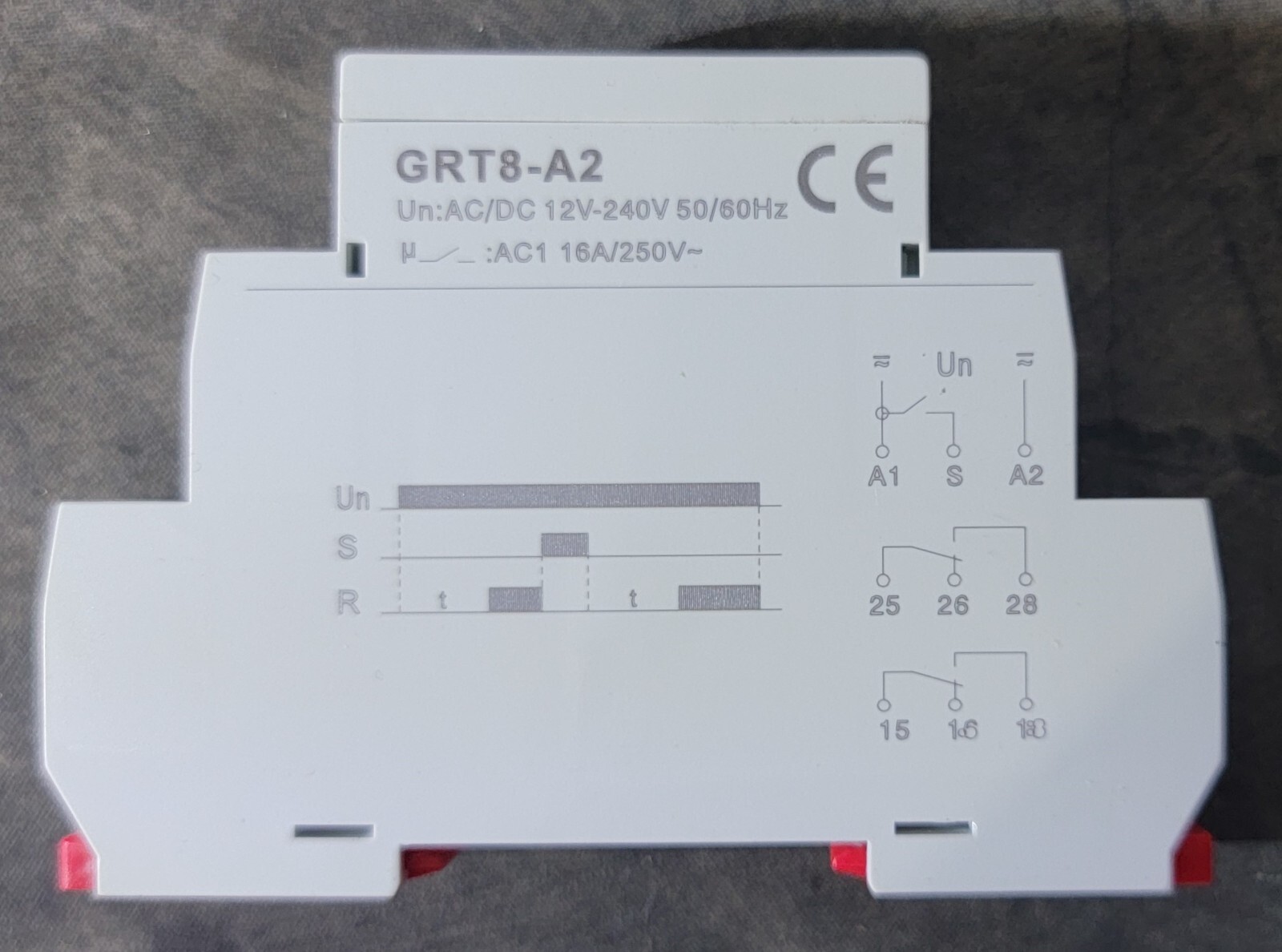 GAEYAELE T8-A2 AC/DC 12-234V 16A Delay Timer Relay, In Stock, Not Drop Shipped!!