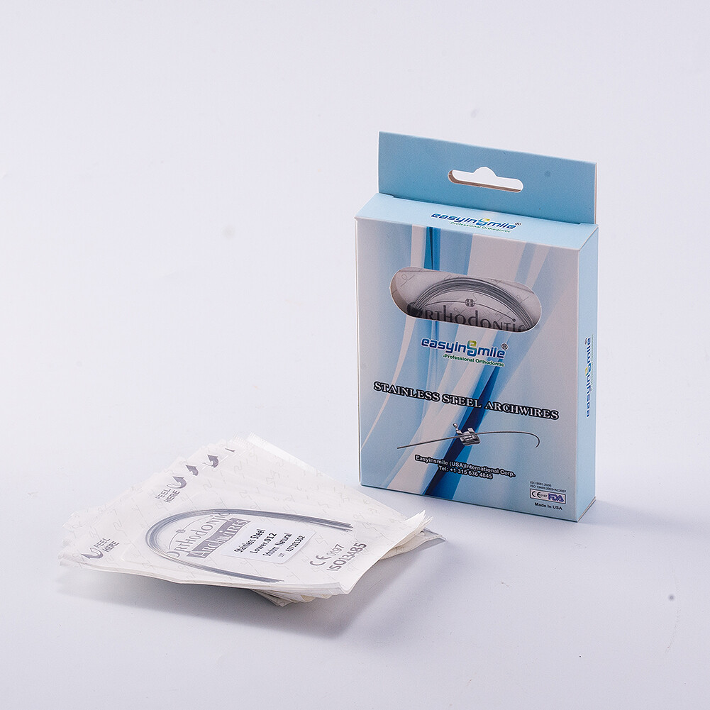 10Pack Dental Orthodontic Stainless Steel Arch Wire Ovoid Upper/Lower Teeth Wire