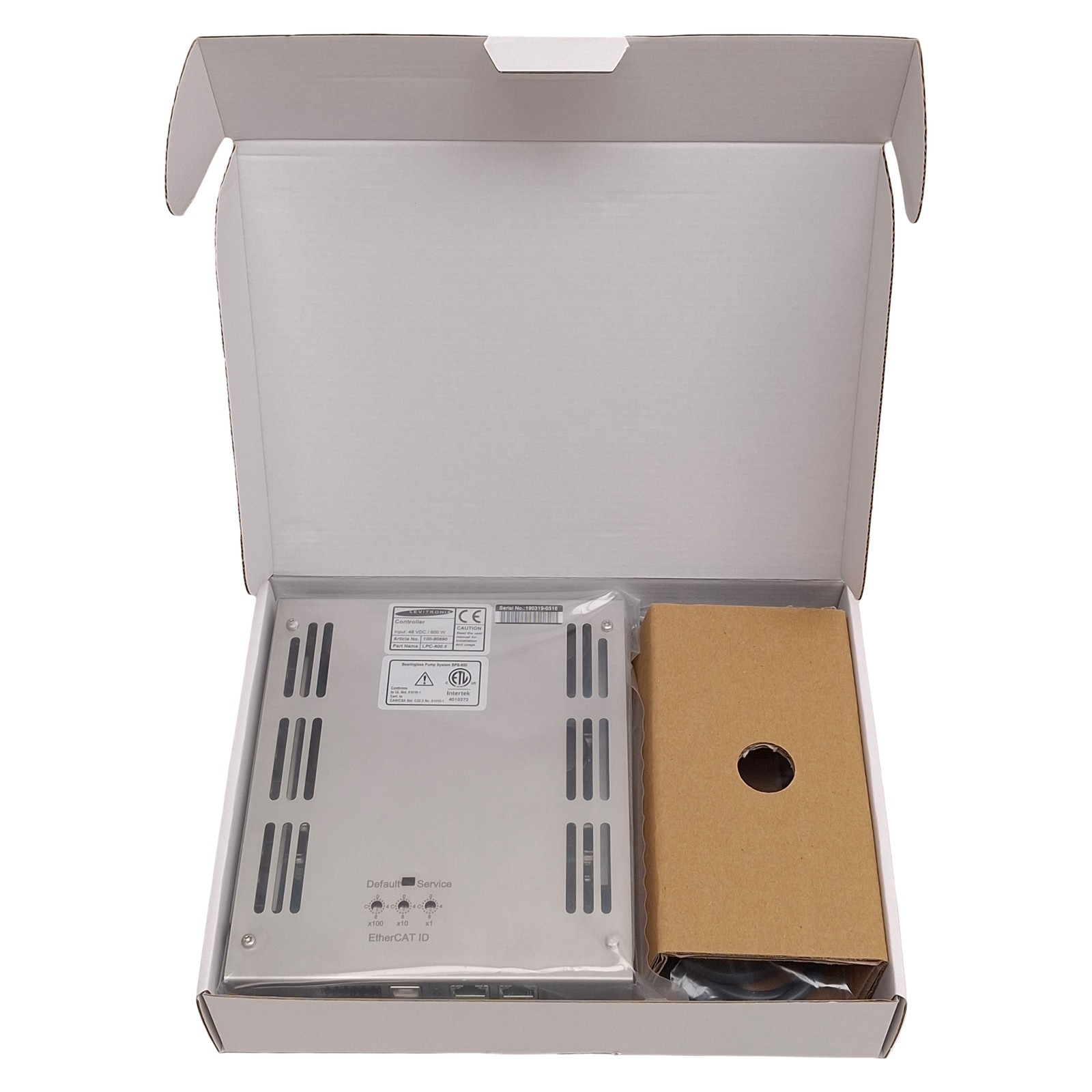 Levitronix BPS-600 Pump System, 20gpm, 46psi, ø1in OD Tube, EtherCAT, 48VDC 600W
