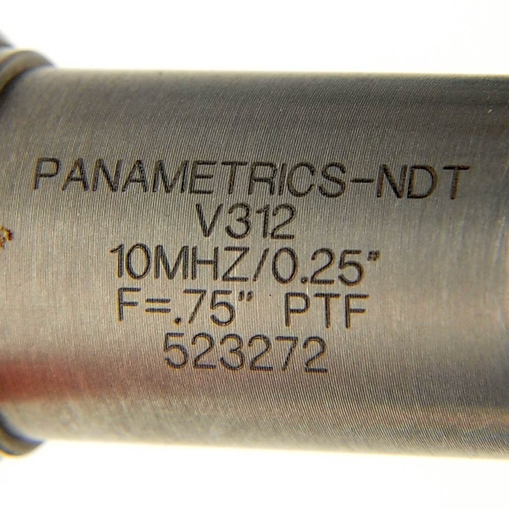 Panametrics-NDT V312 10MHz/0.25″ Ultrasonic Immersion Transducer F=.75″ PTF