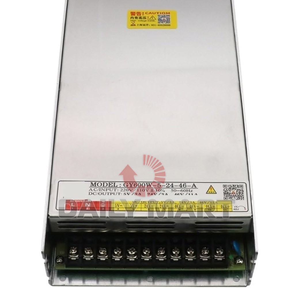 New In Box GY600W-5-24-46-A Switching Power Supply 600W