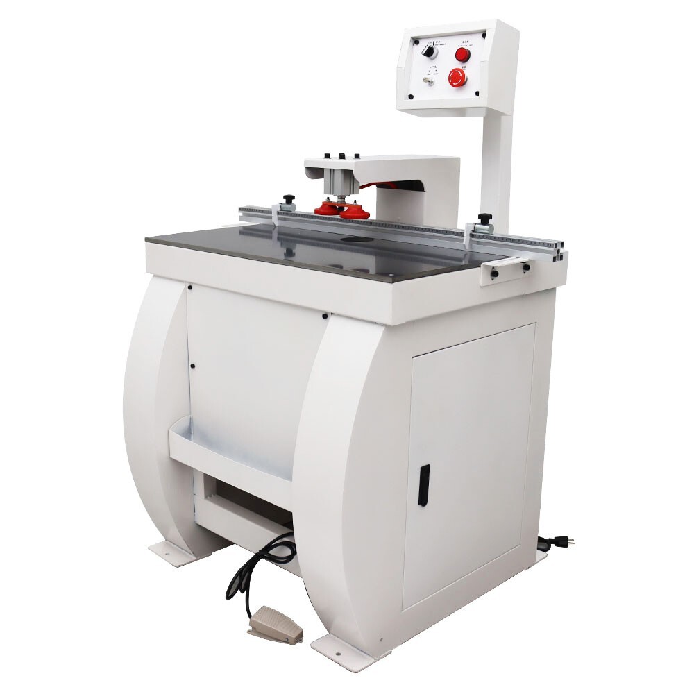 110V Dust-free Pneumatic Woodworking Hinge Drilling Machine 45-9.5 0.6-0.8MPA